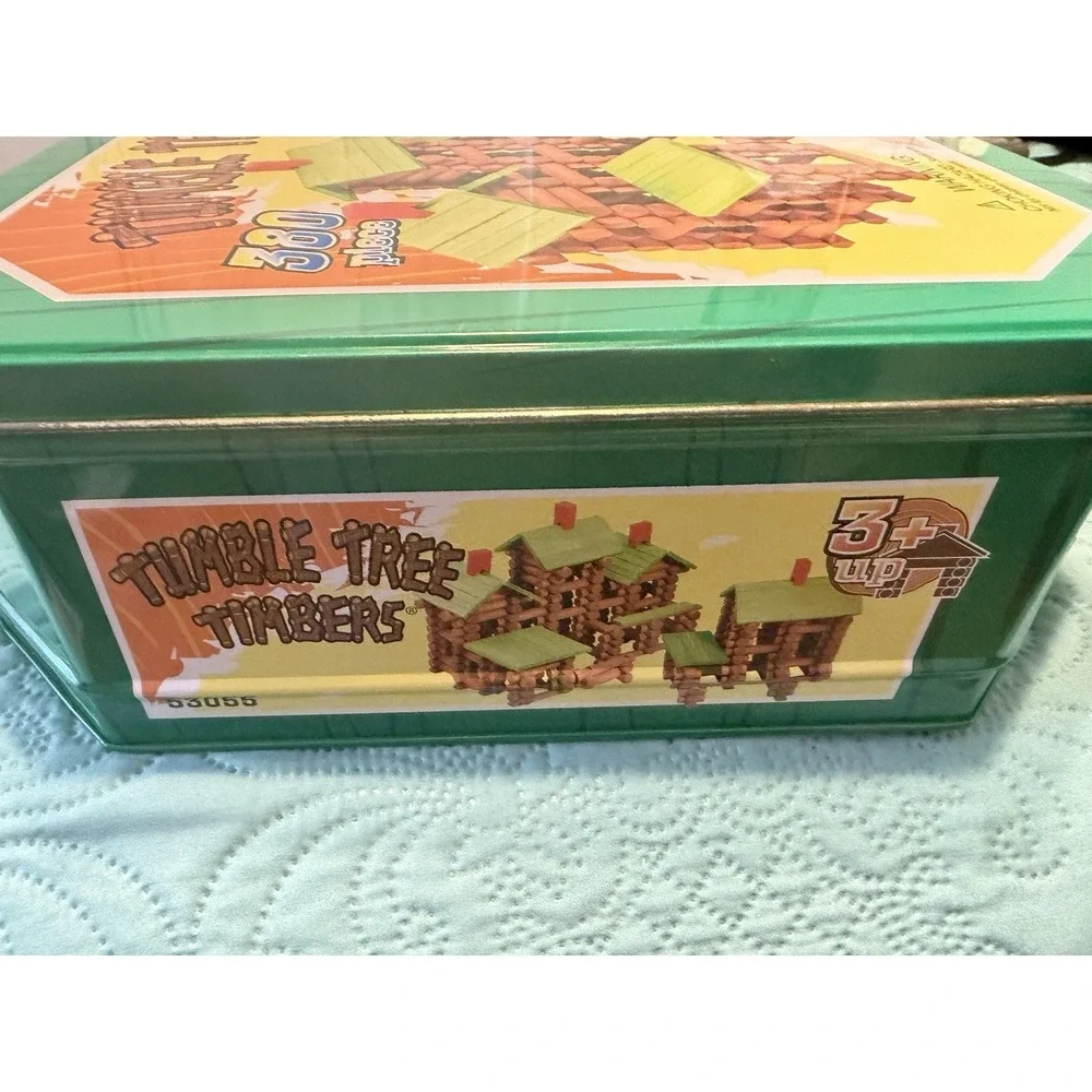 Tumble Tree Timbers Limited Edition 380 Pc Log Cabin Building Set #53055 w Case
